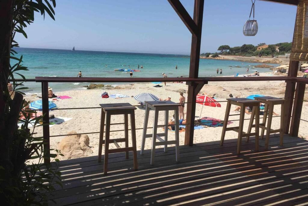 Ajaccio Magnifique T2 Neuf 40M2 Avec Balcon Au Trottel 4 Couchages Wifi Clim Parking Plage A Pieds 100M Экстерьер фото